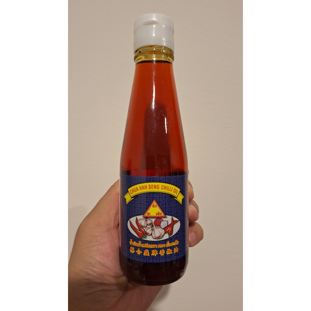 

Chua Hah Seng Chilli Oil 190 ml Minyak Pasta Cabai Import Thailand Ori