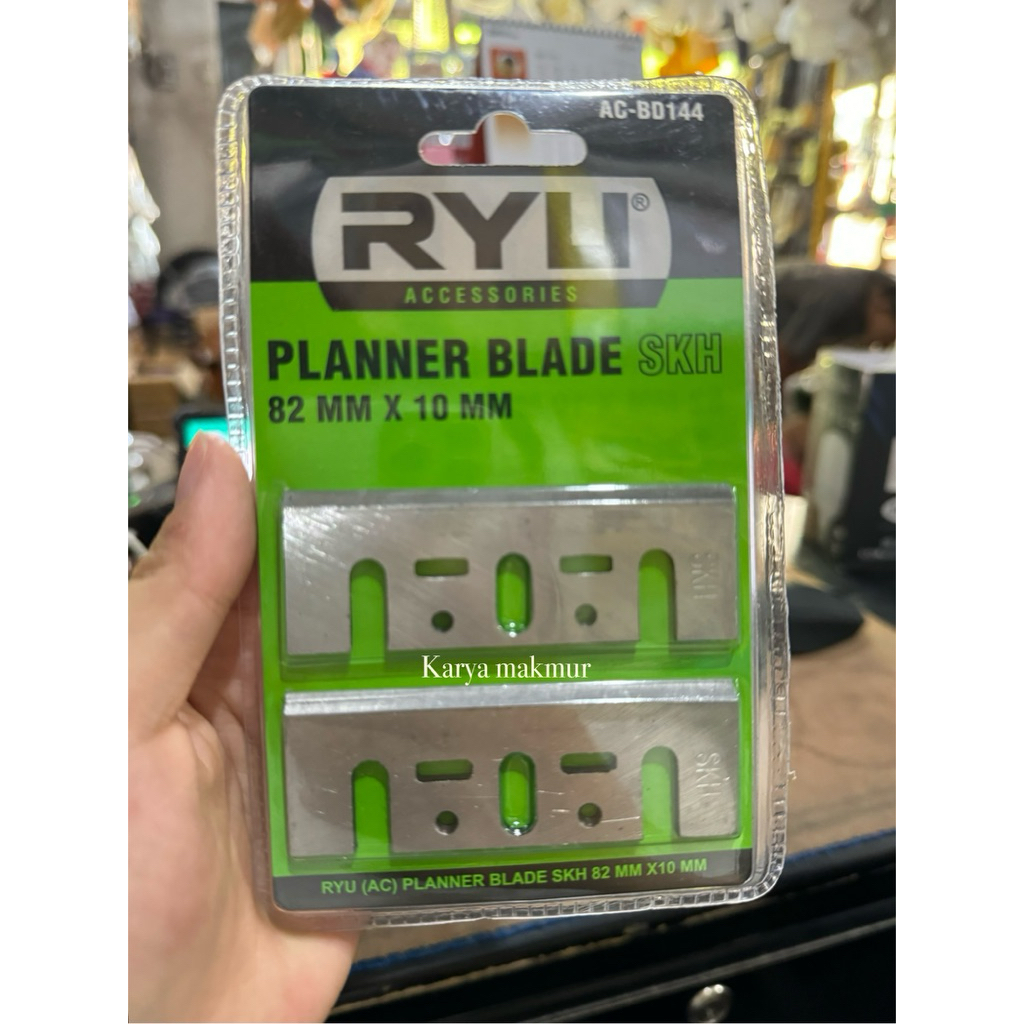 MATA KETAM RYU / Mata Pisau Mesin Serut Kayu TCT Mesin Ketam Planner Blade 82 MM