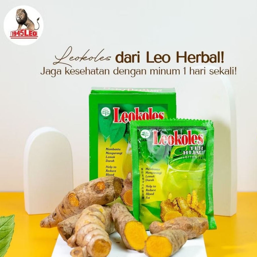 

Leokoles minuman Temulawak dan tehhijau
