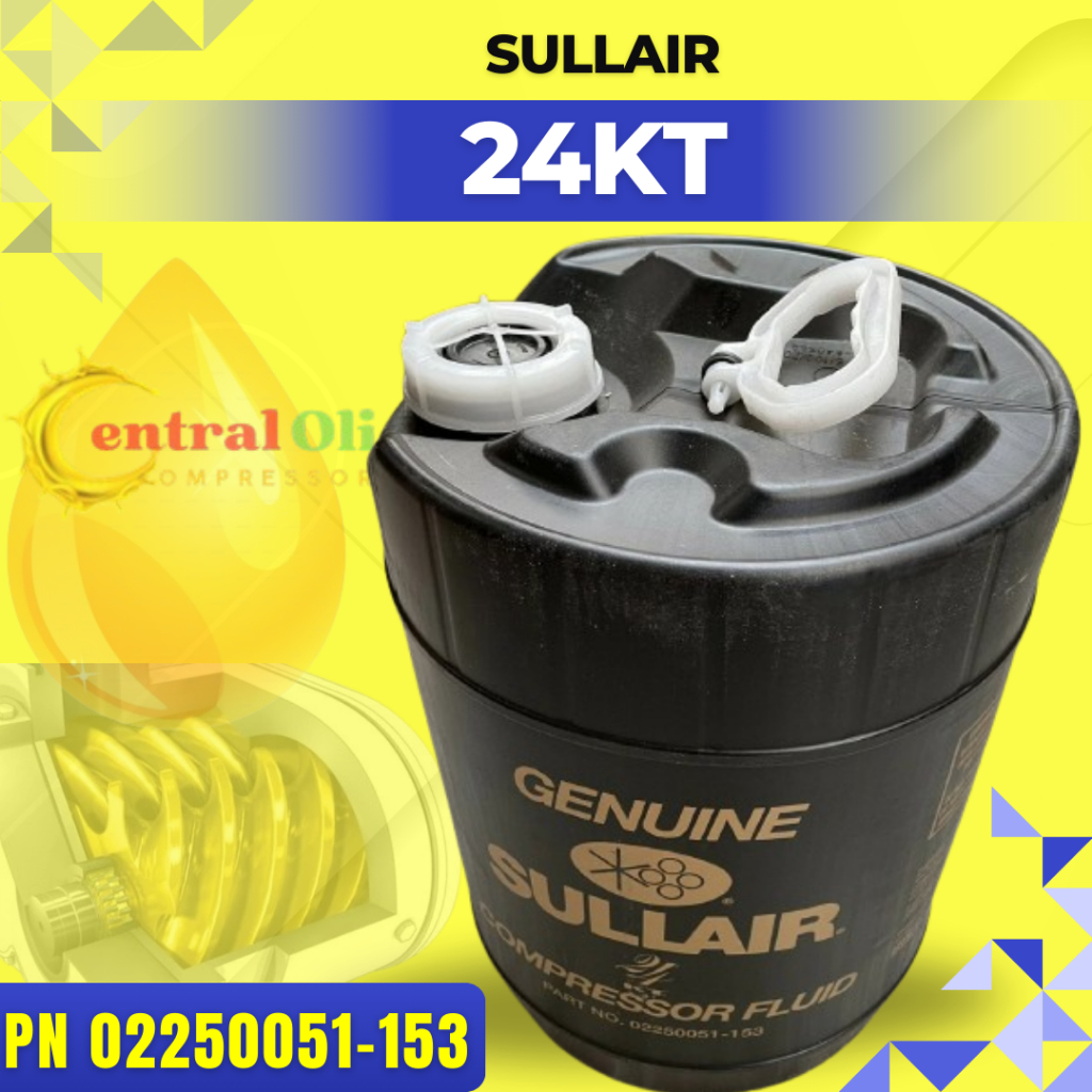 Oli Kompresor Sullair 24KT PN 02250051-153 Sullair Rotary Compressor Fluid