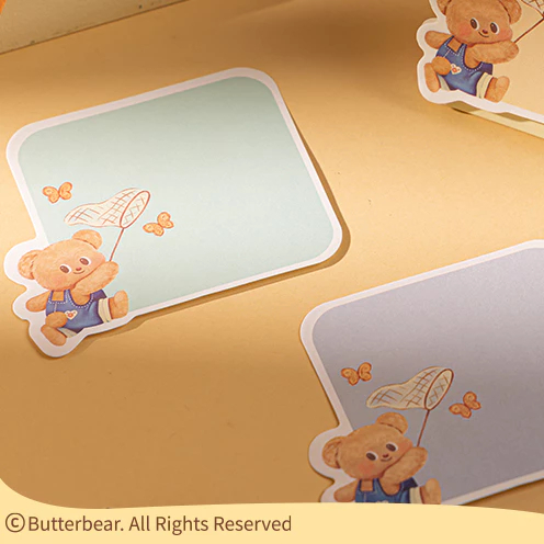 

TBMO DELI BUTTERBEAR STICKY NOTES 81X70 30S NS359-B - OC