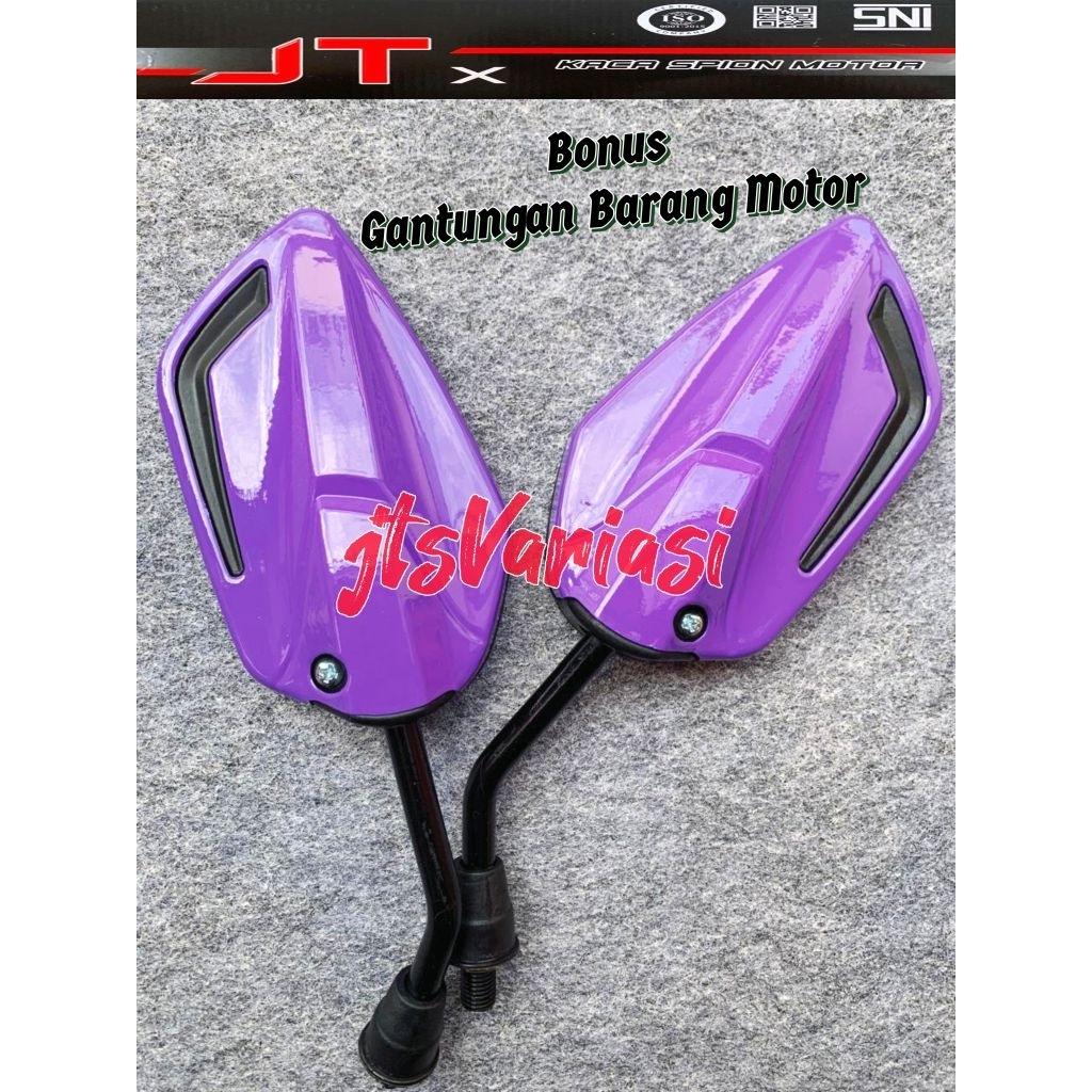 Spion Motor Warna Ungu Beat Vario Scoopy Pcx Adv Mio Aerox