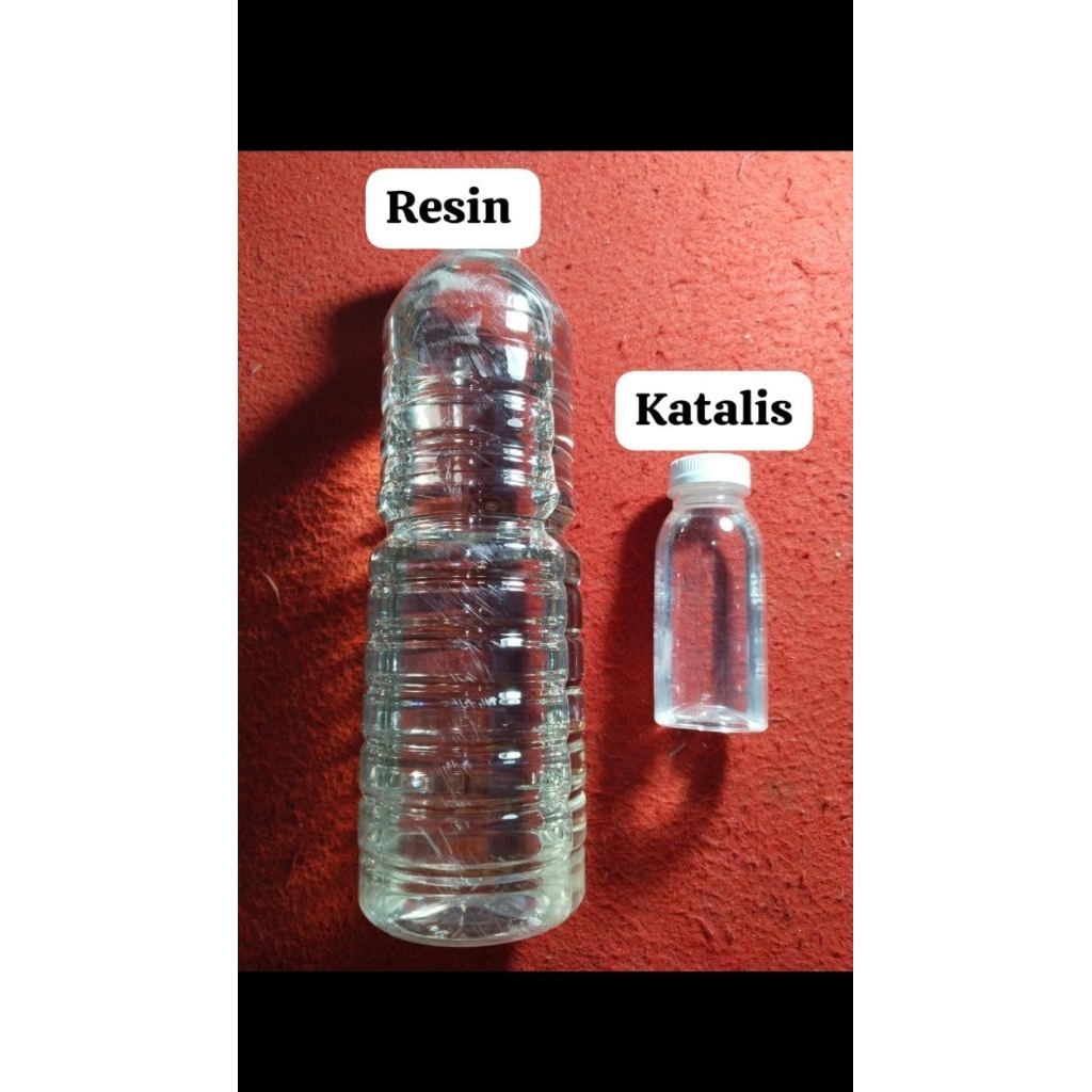 

resin + katalis 1botol paket A1 1000gr