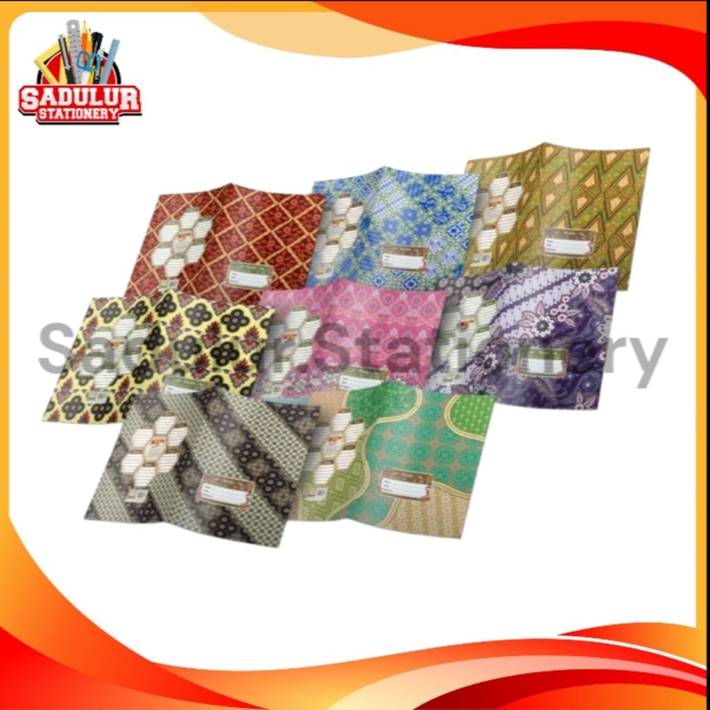 

Sampul Batik Kwarto Sampul Buku tulis motif batik ukuran Quarto (1pak isi 20Lembar)