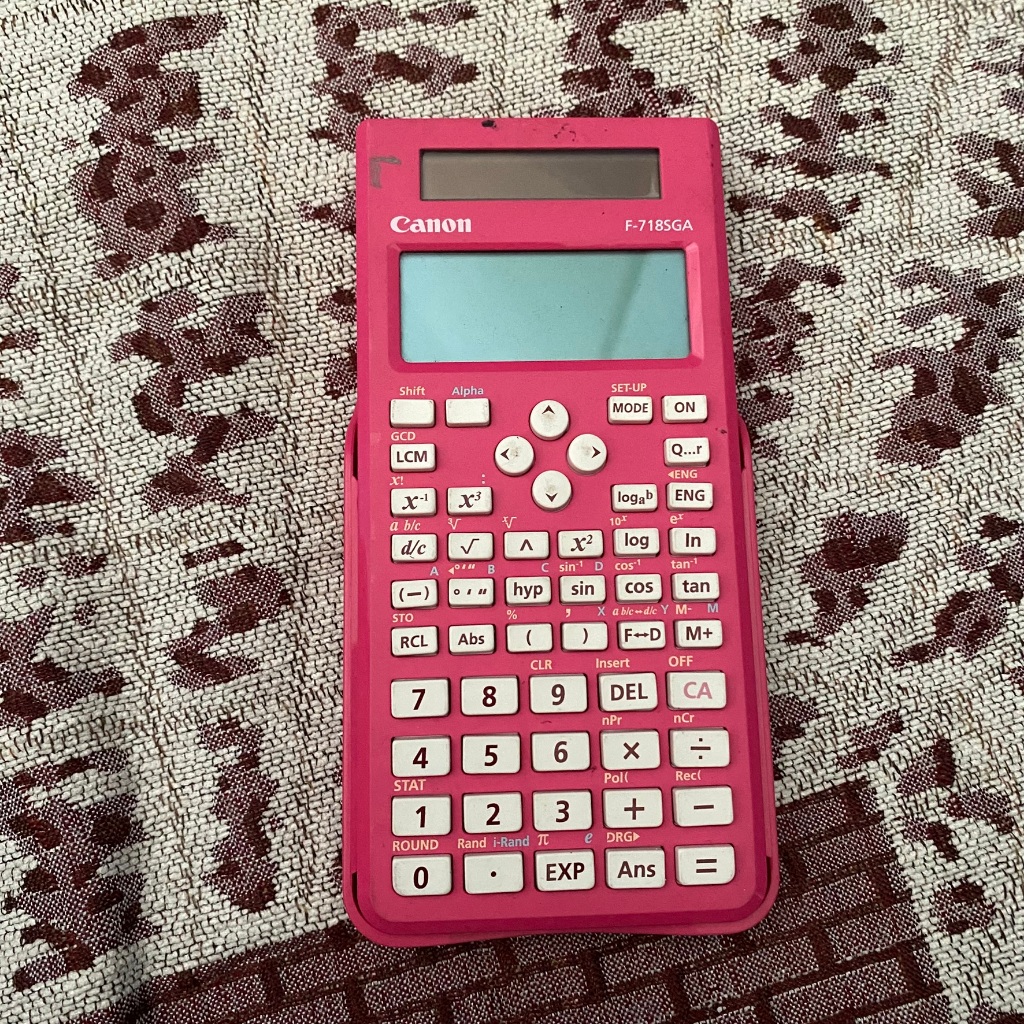 

Canon F-718Sga Scientific Calculator Kalkulator Ilmiah (Preloved)