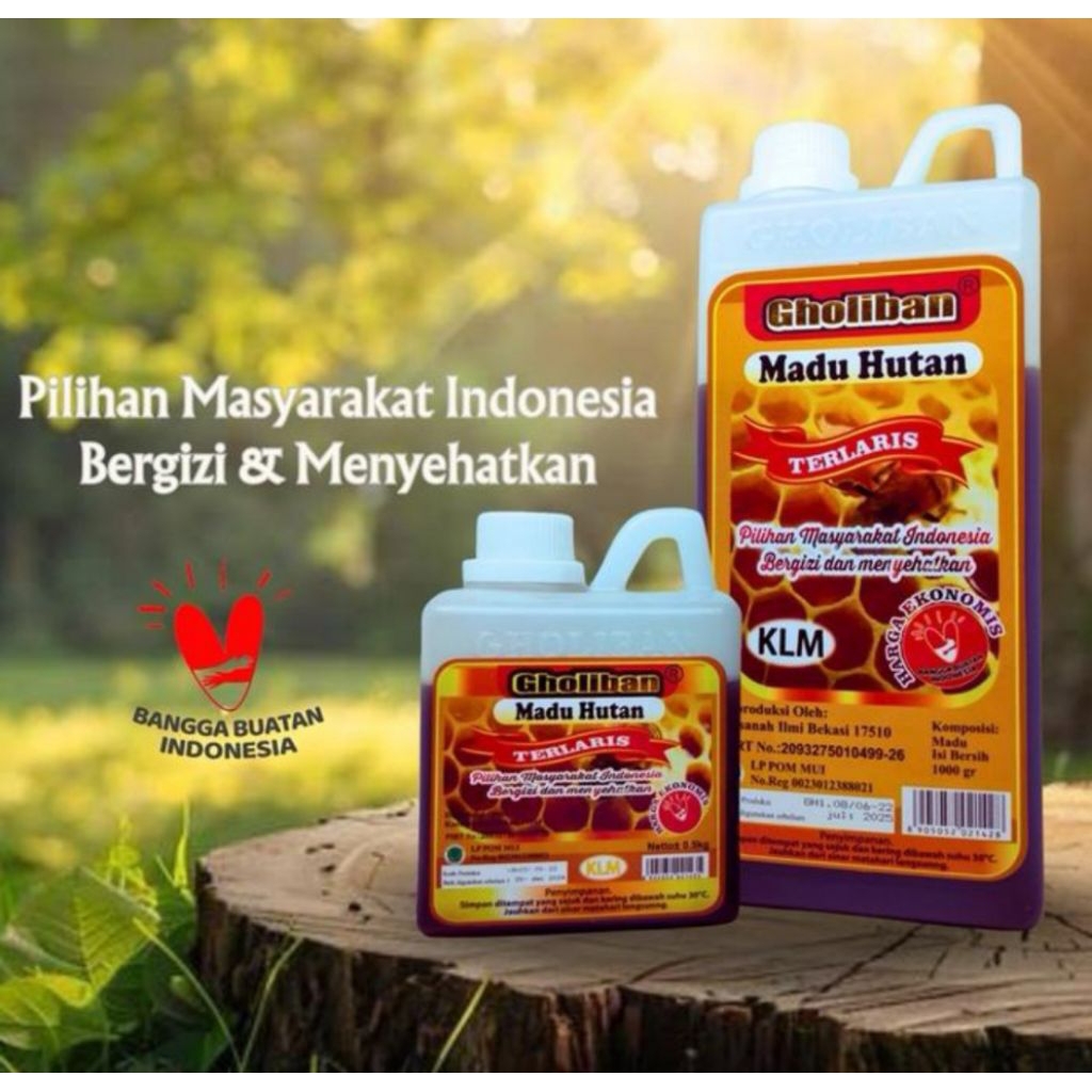 

Madu Hutan KLM Gholiban | Variasi 1Kg Dan 500Gram