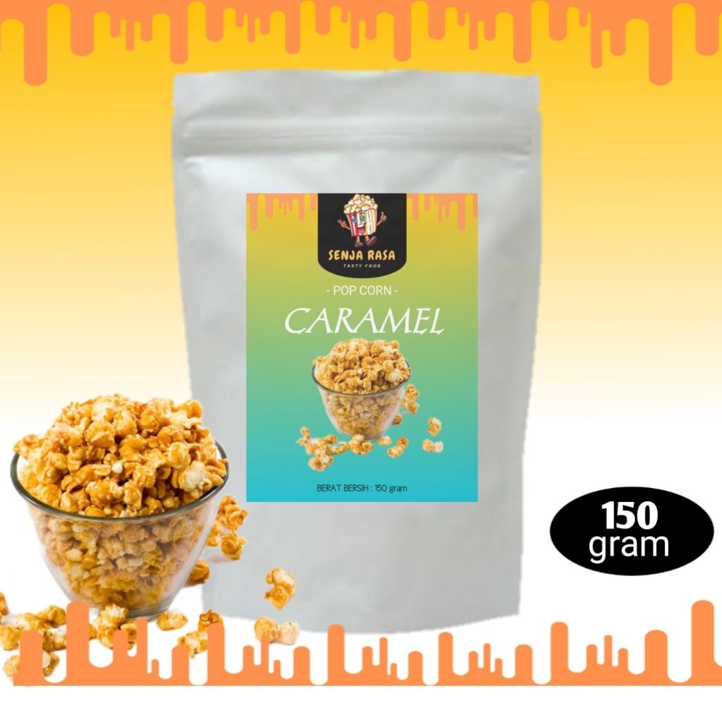 

Popcorn rasa caramel 150 gram halal