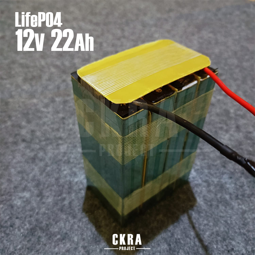 BATERAI BATTERY LIFEPO4 22AH 12V BMS/NON BMS IKAN