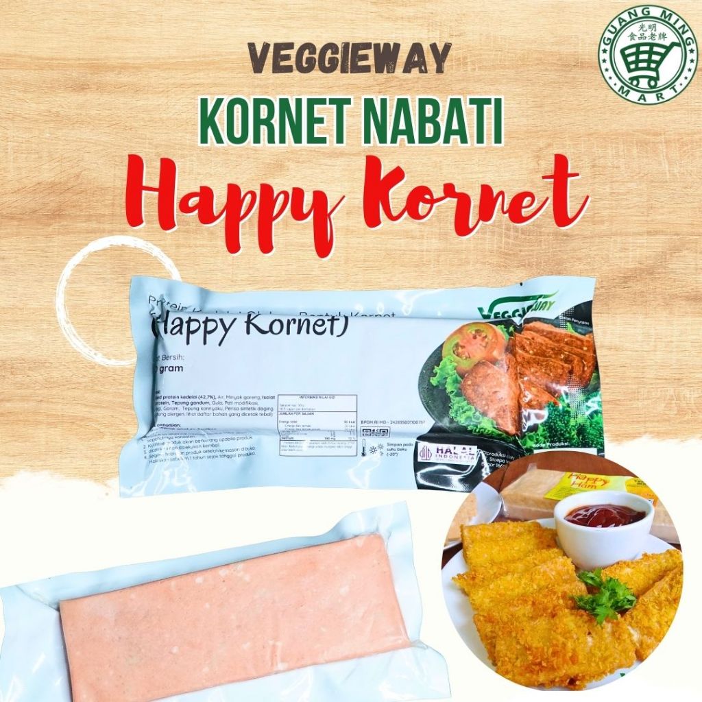 

Happy Kornet Vegan Veggieway / Kornet Nabati Veggieway