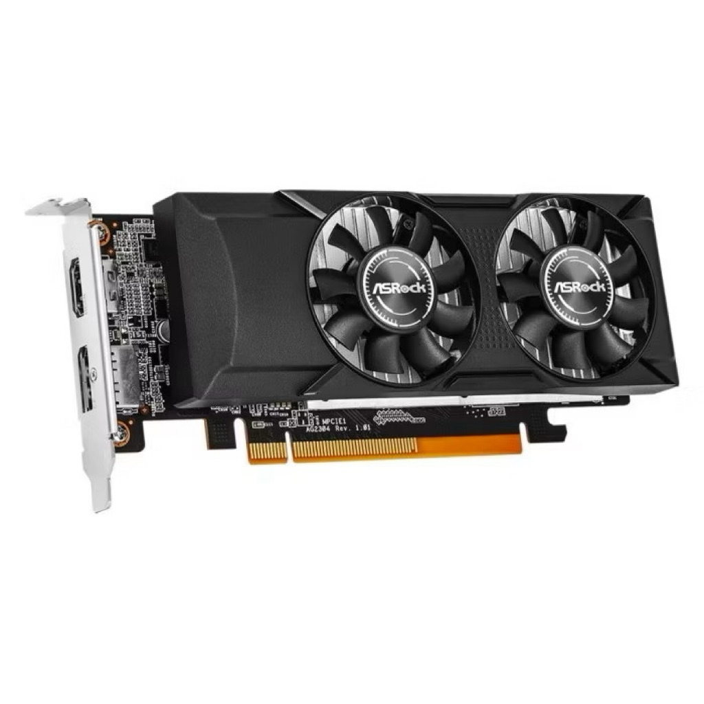 VGA ASROCK RADEON RX 550 4GB DDR5 LOW PROFILE BEKAS