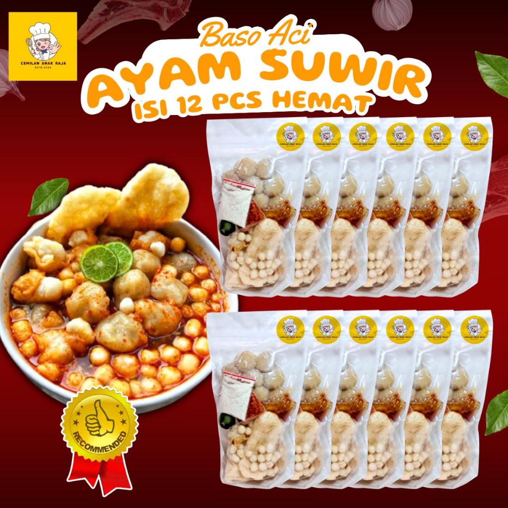 

Paket Jualan 12 Bungkus Baso Aci Ayam Suwir