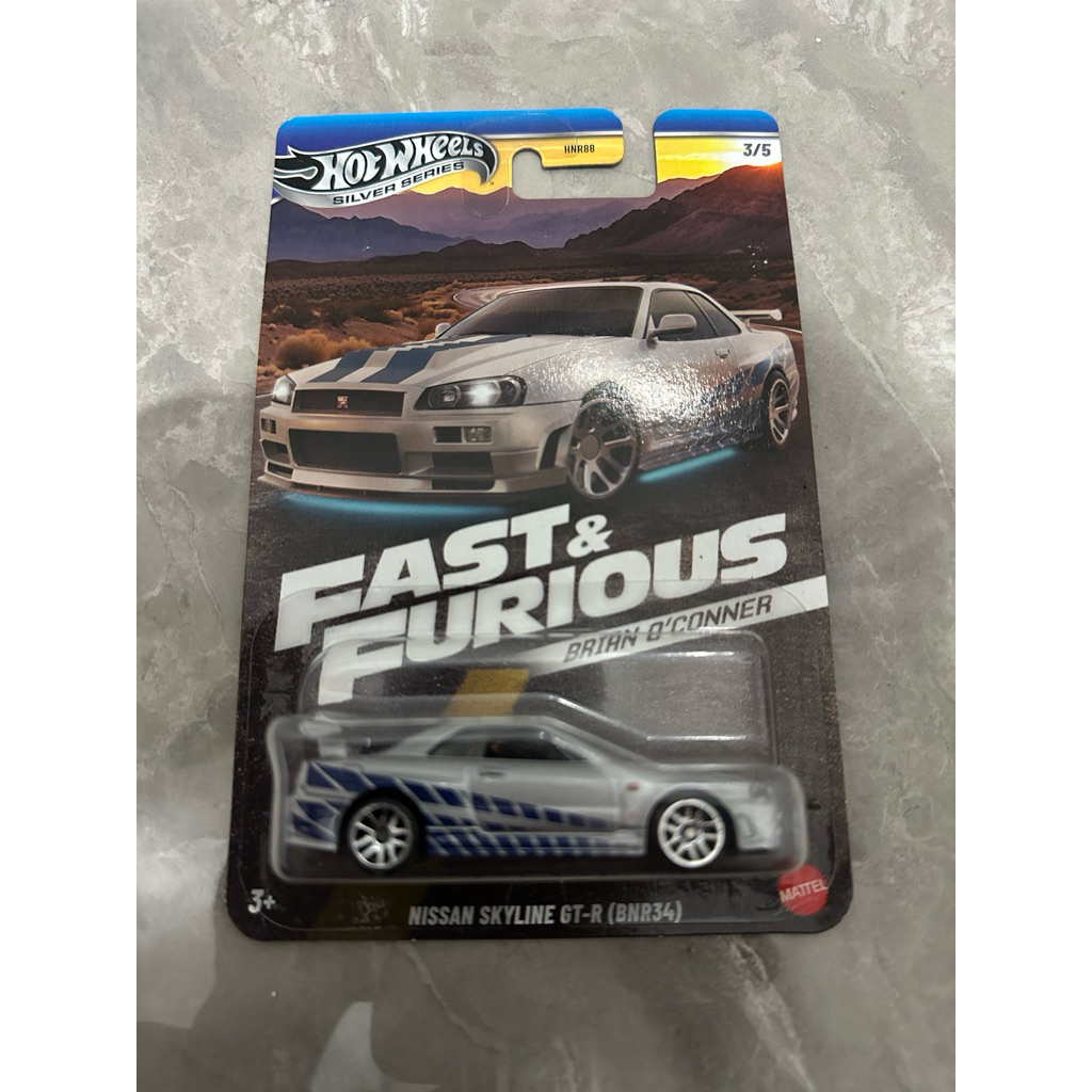 Hot Wheels Fast Furious (FNF) Brian O’Conner Skyline R34