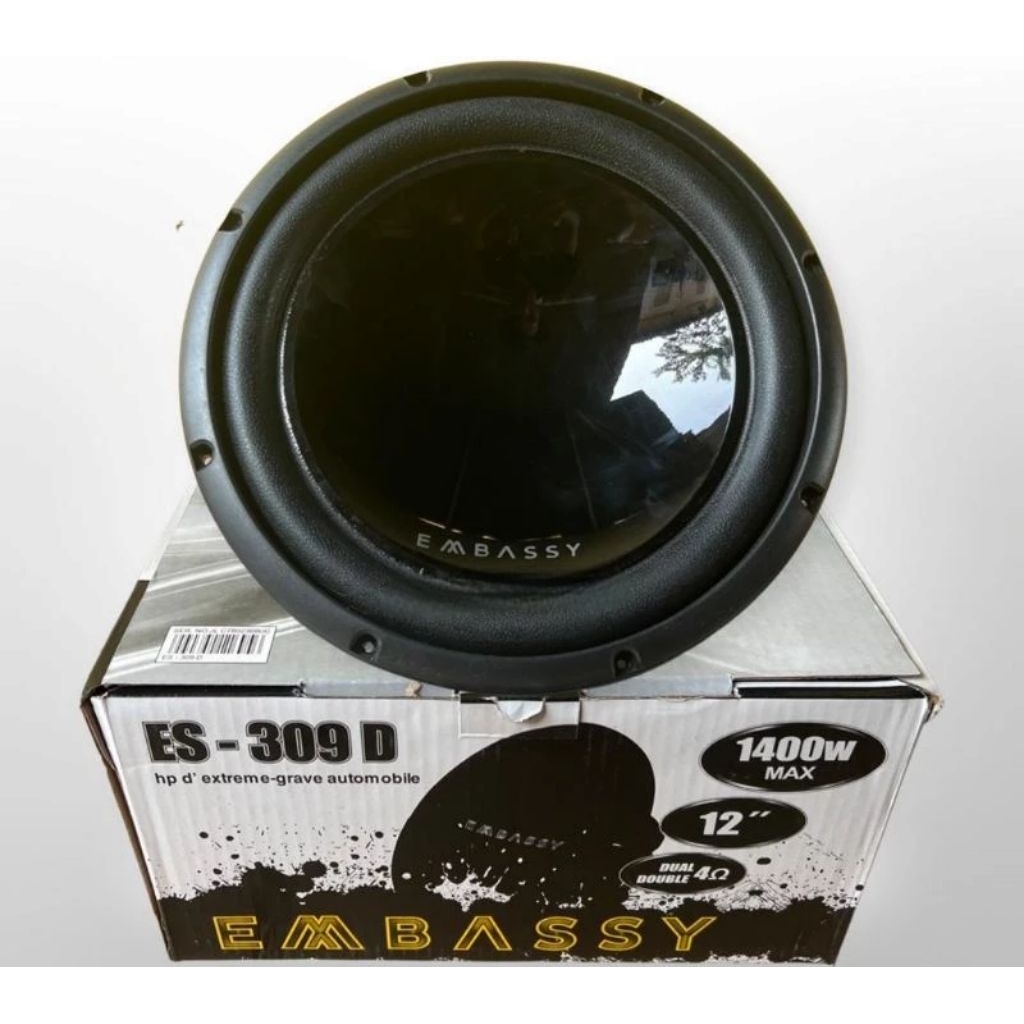 Subwoofer 12 inch Embassy ES-309D Double Coil Subwoofer Embassy 12 inch Dobel Coil ES-309D