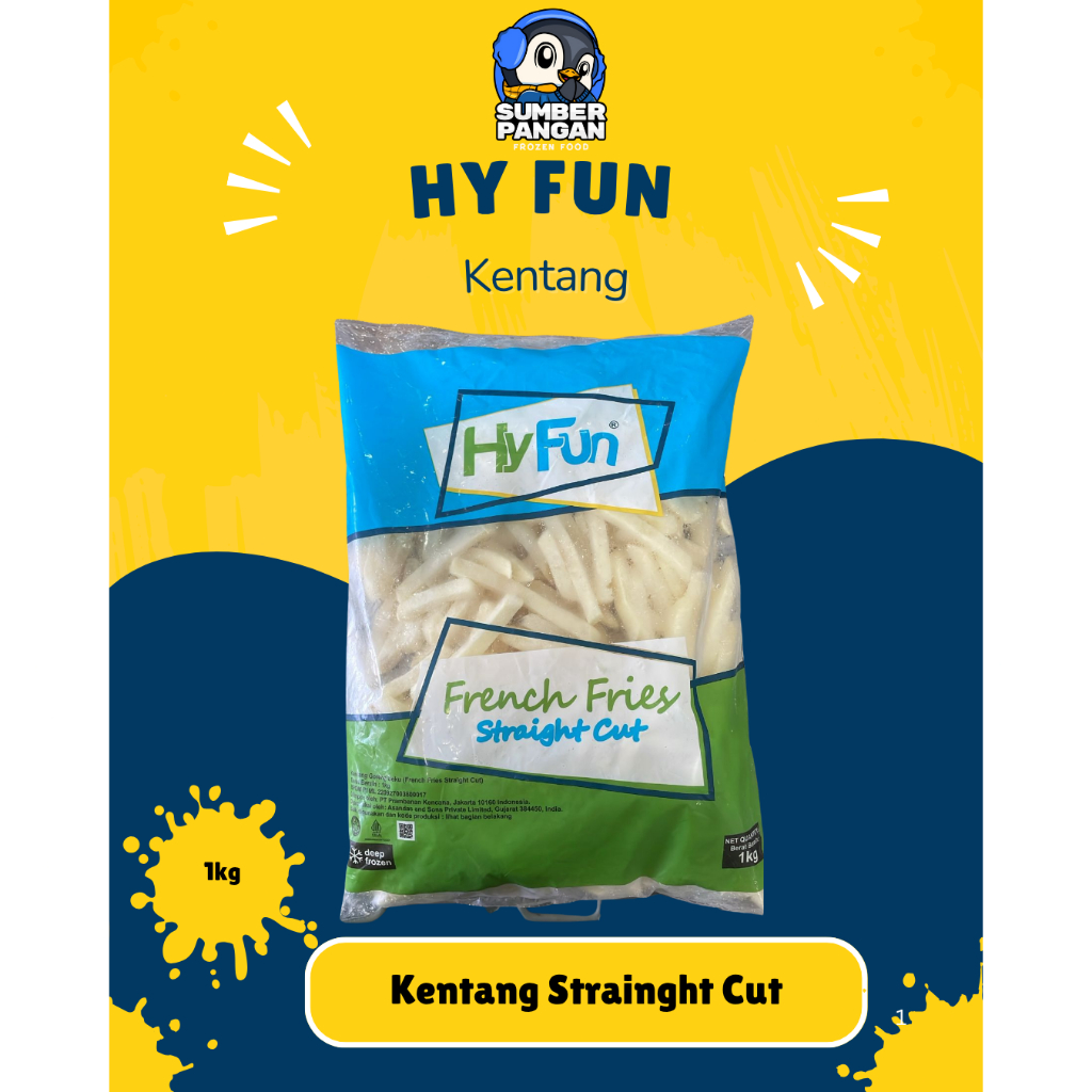 

Hy Fun Kentang Straight Cut 1kg