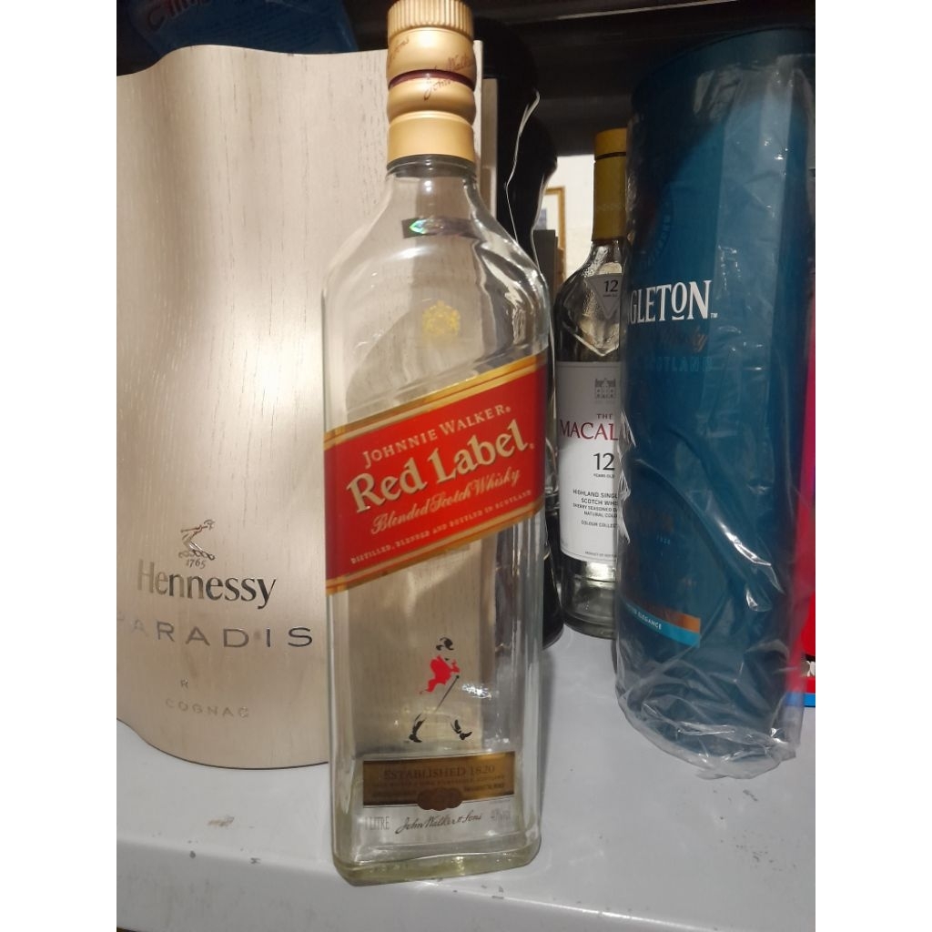 botol kosong Red label1Liter