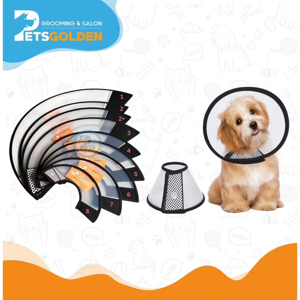Pet Collar Kucing Anjing | Collar Leher Kucing Anti Jilat Corong Kucing Collar Anjing