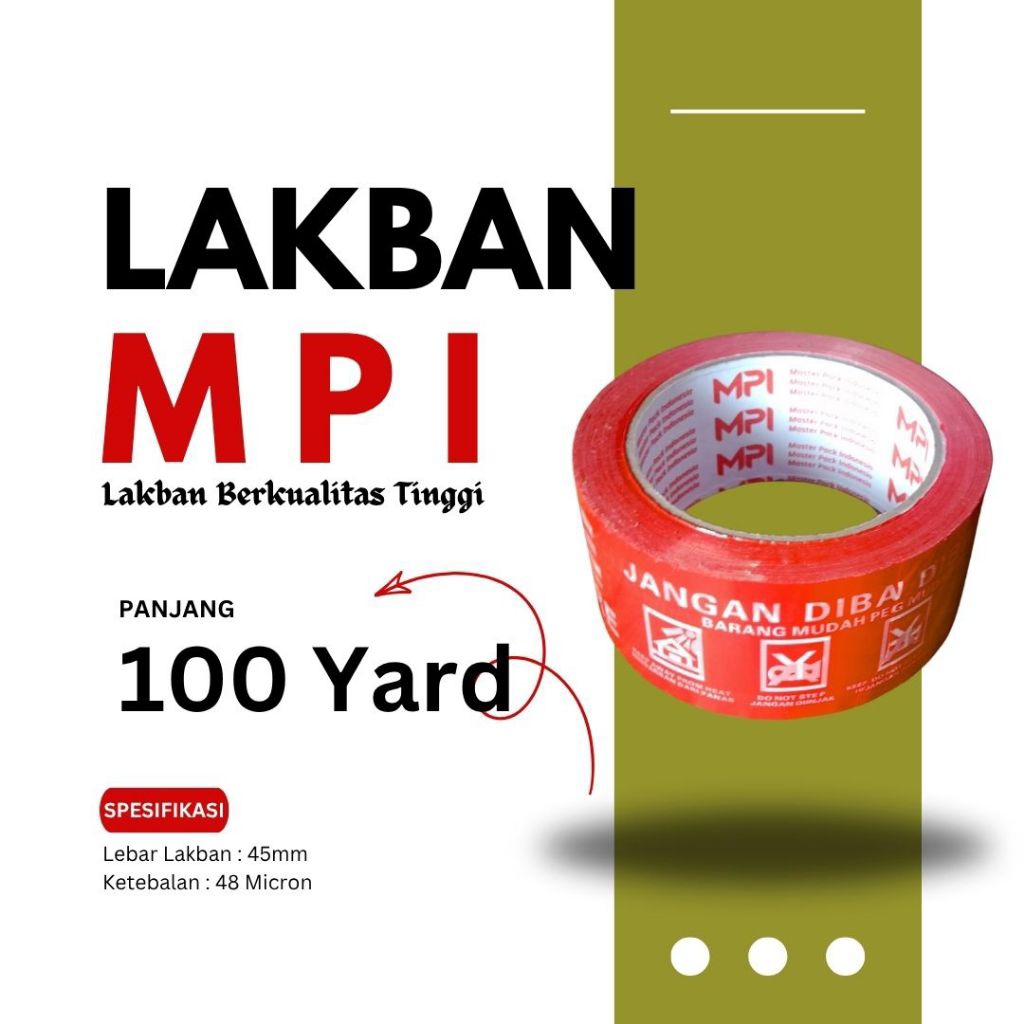 

Lakban Fragile MPI Berkualitas Tinggi