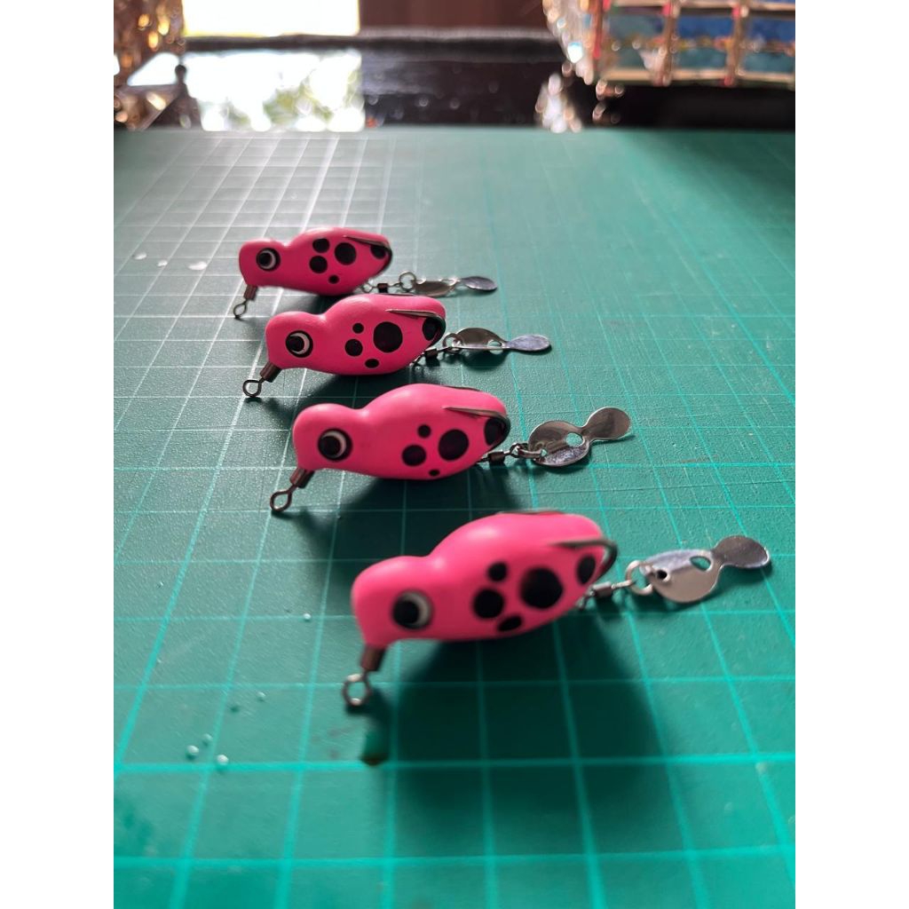 Lure Soft Frog - +3, 3cm hook vmc blade entong atau bulat