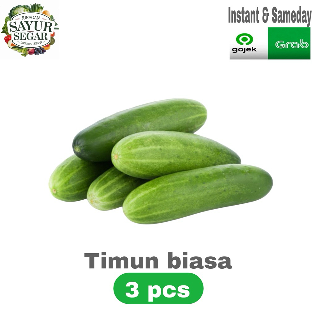 

Timun Lokal/timun biasa 3 pcs murah instant