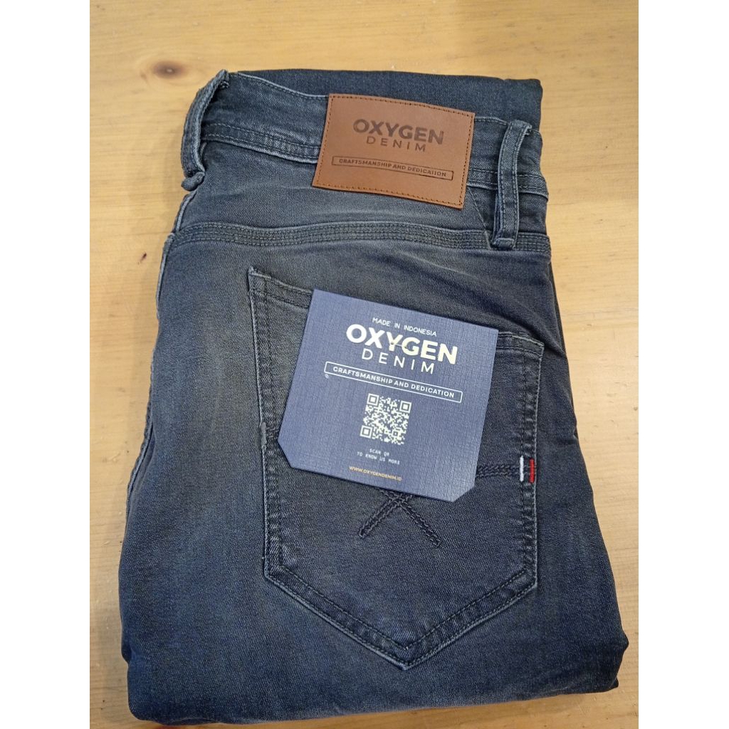 Celana Jeans Pria Oxygen Denim Original Slim Fit Stretch 706-2983