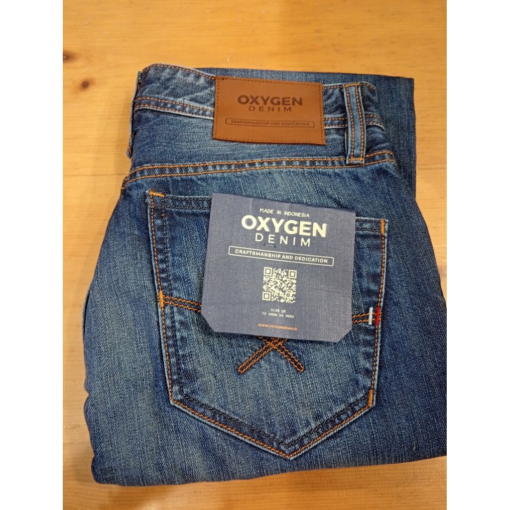 Celana Jeans Pria Oxygen Denim Original Slim Fit 706-0802