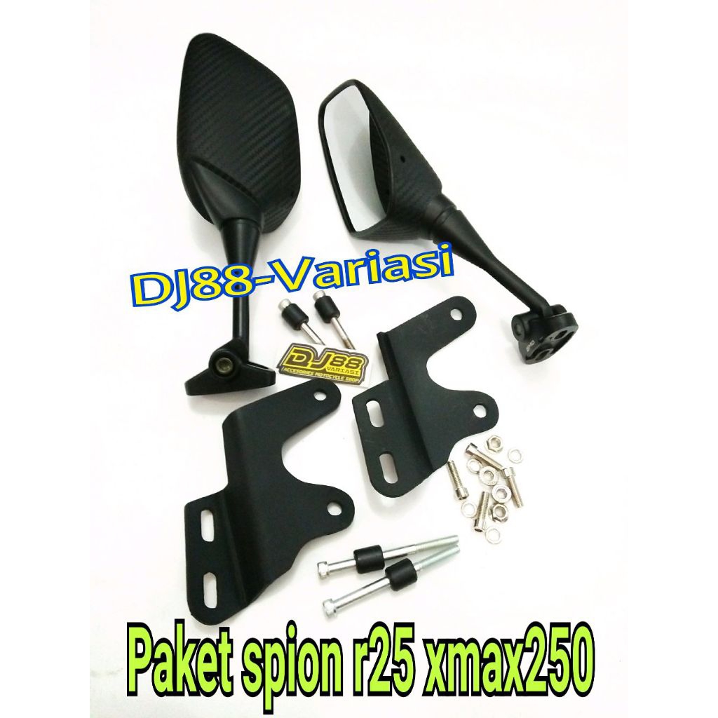 Breket Serpo spion R25 yamaha Xmax Breket Serpo Xmax Breket Spion Yamaha Xmax