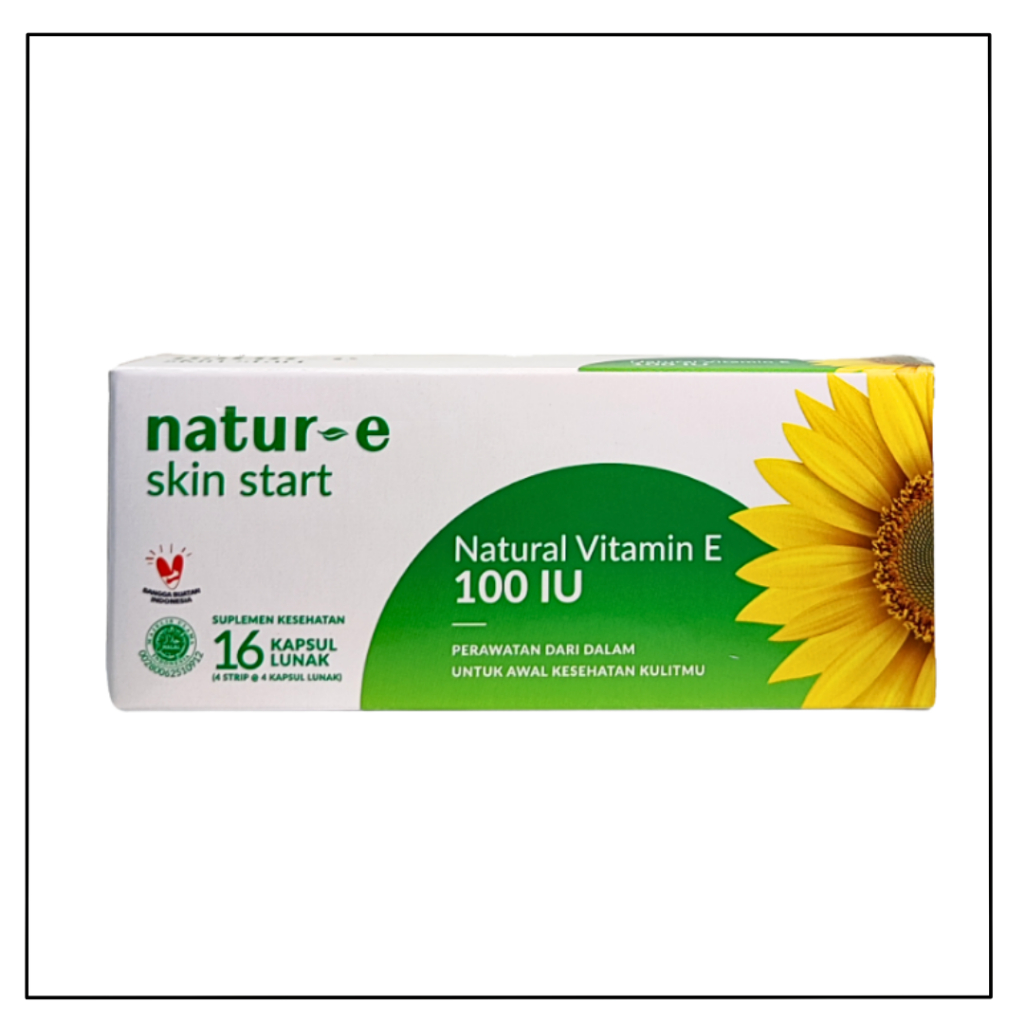 Natur E Kapsul Vitamin E 100 IU (Hijau) isi 16