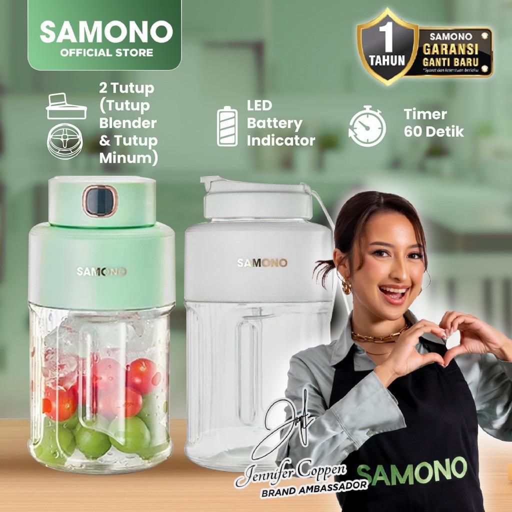 (READY) SAMONO Blender Jus portable/ Blender Botol Minum/Tumbler