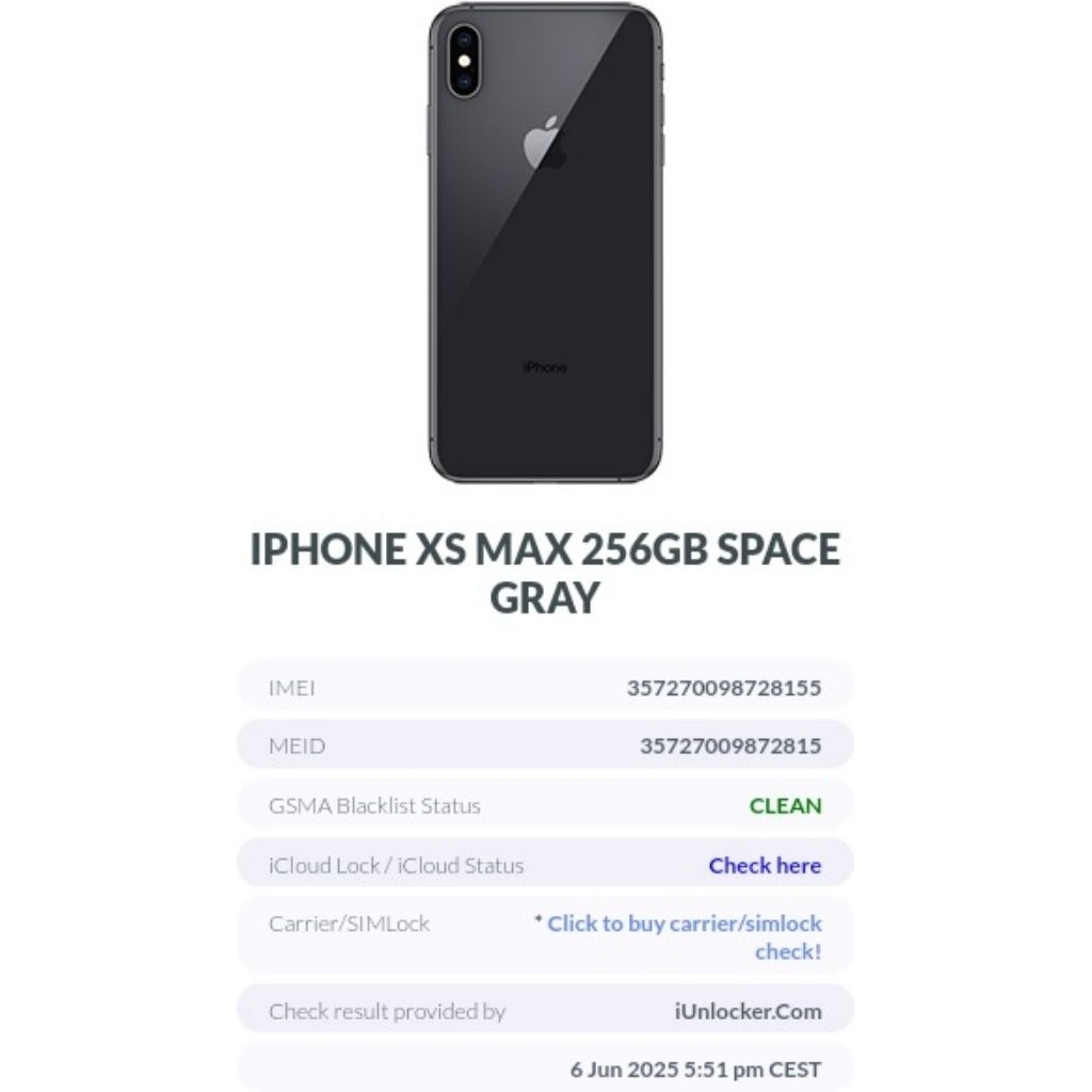 Iphone Xsmax 256gb