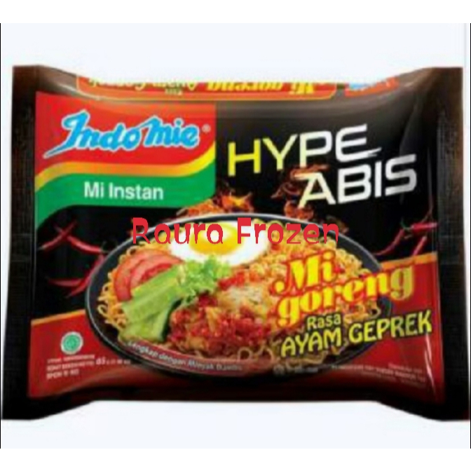 

10 PCS - Indomie HypeAbis Ayam Geprek 85 Gr