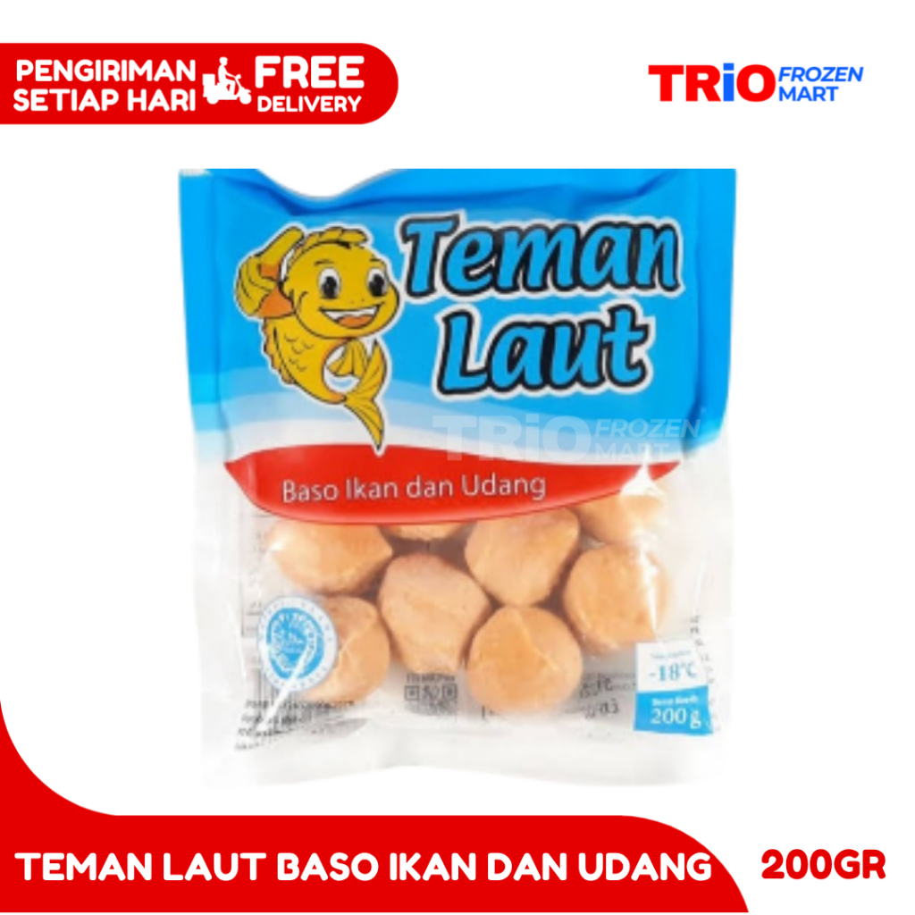 

TEMAN LAUT BAKSO UDANG 200 GR (BAKSO SEAFOOD)
