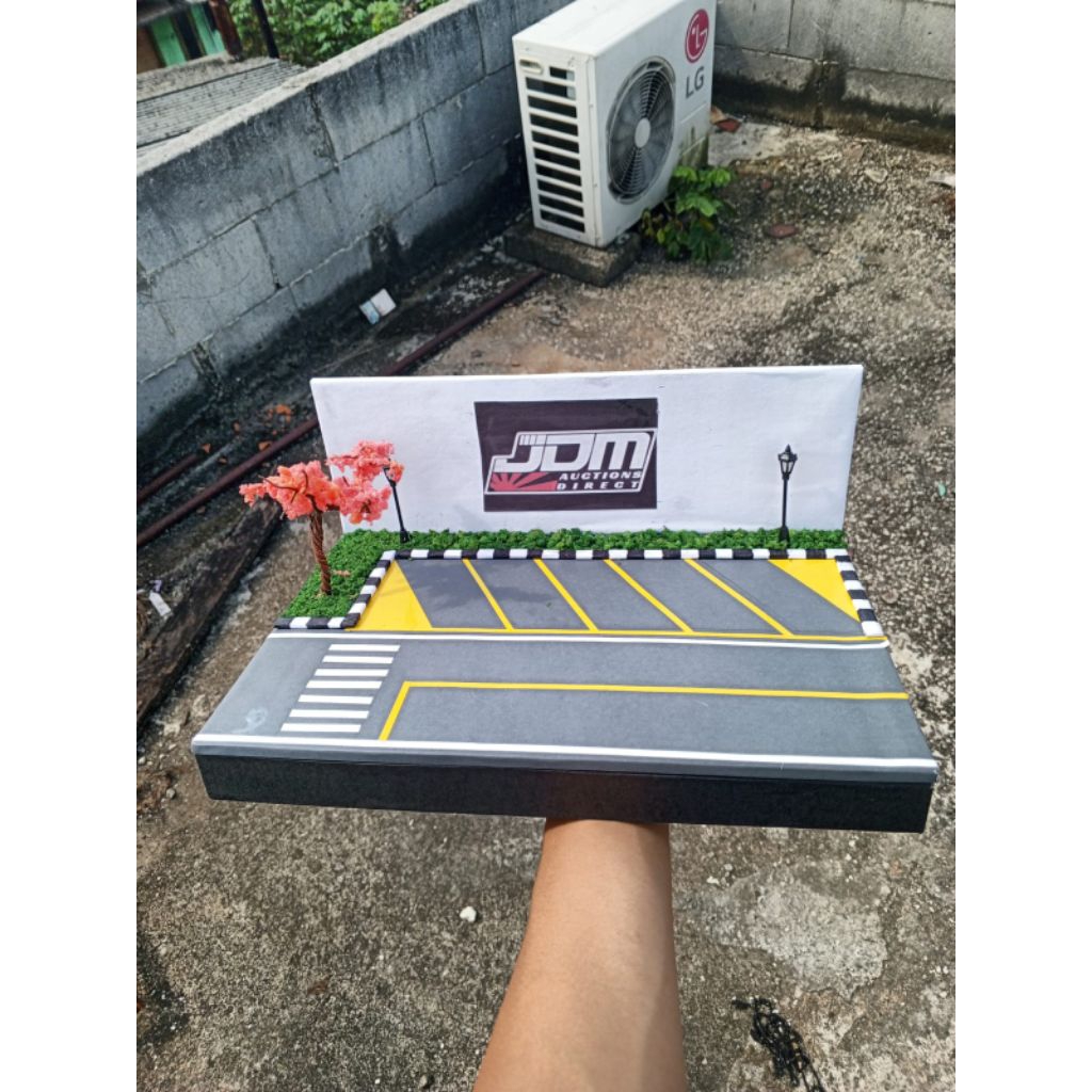 Diorama Diecast Skala 1:64 Bahan Kardus-BACA DESKRIPSI SEBELUM MEMBELI-