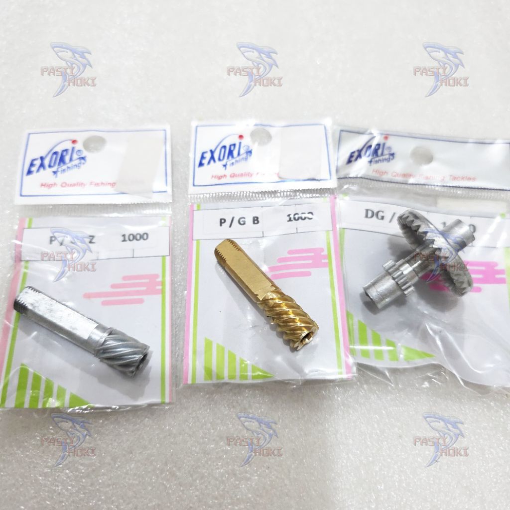 Spare part reel spinning 1000 pinion gear dan gear gigi payung / spare part reel exori