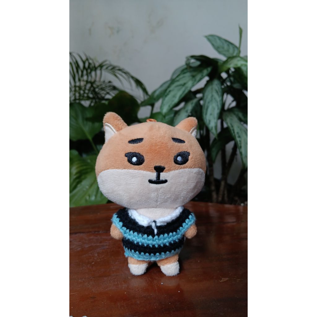 Crochet denimalz plush doll & petit