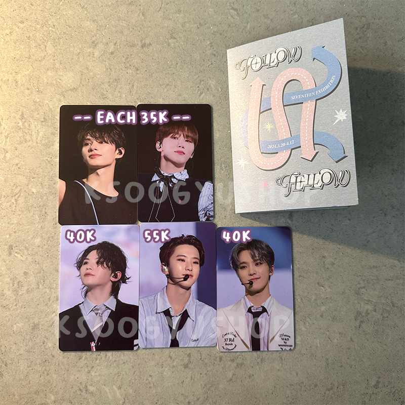 [CLEARANCE SALE UNDERPRICE] SVT SEVENTEEN Official PC Photocard Follow Fellow Exhibition Hoshi Dino 