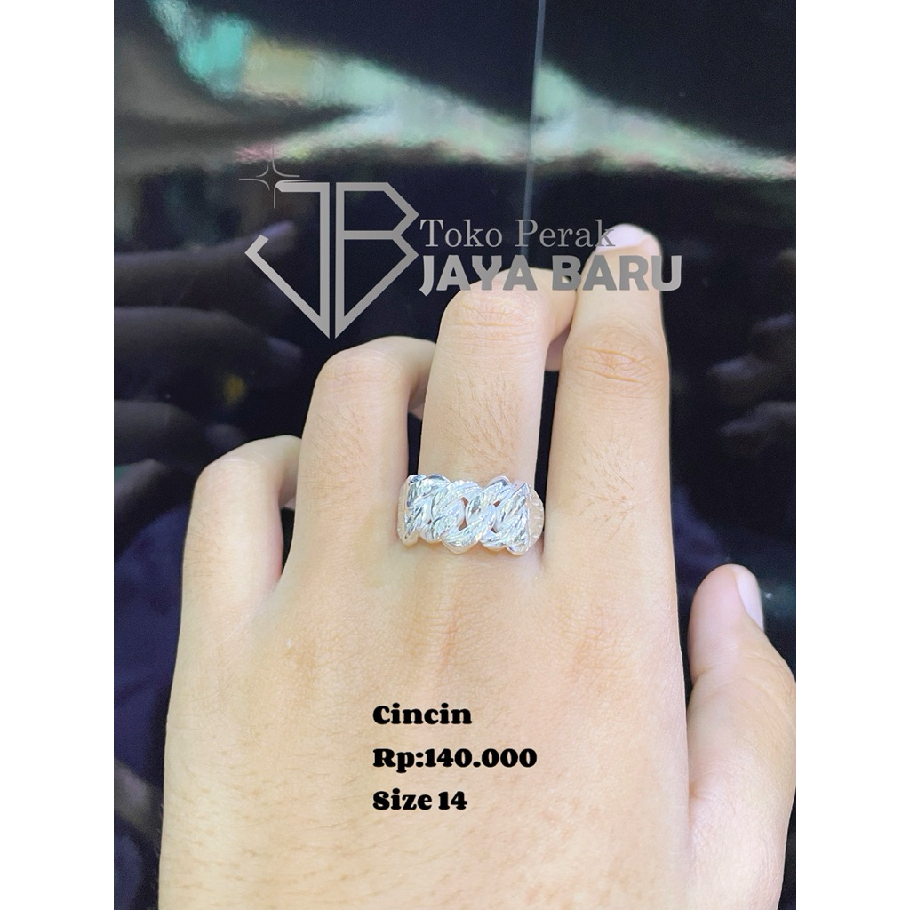 cincin rantai perak 925