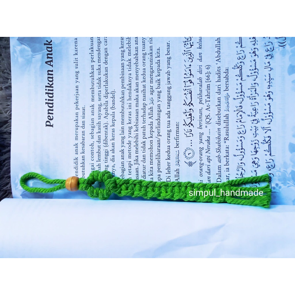 

Bookmark Macrame Pembatas Lucu penanda