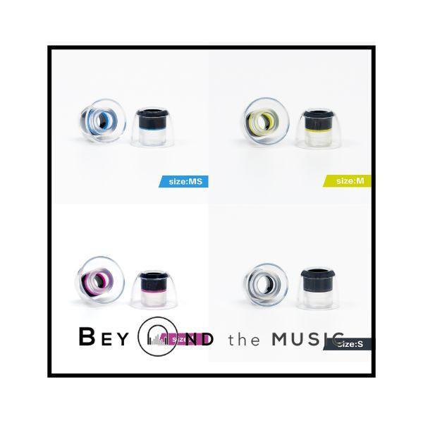 Pentaconn COREIR AL ALLOY Metal Core Premium Silicone Eartips