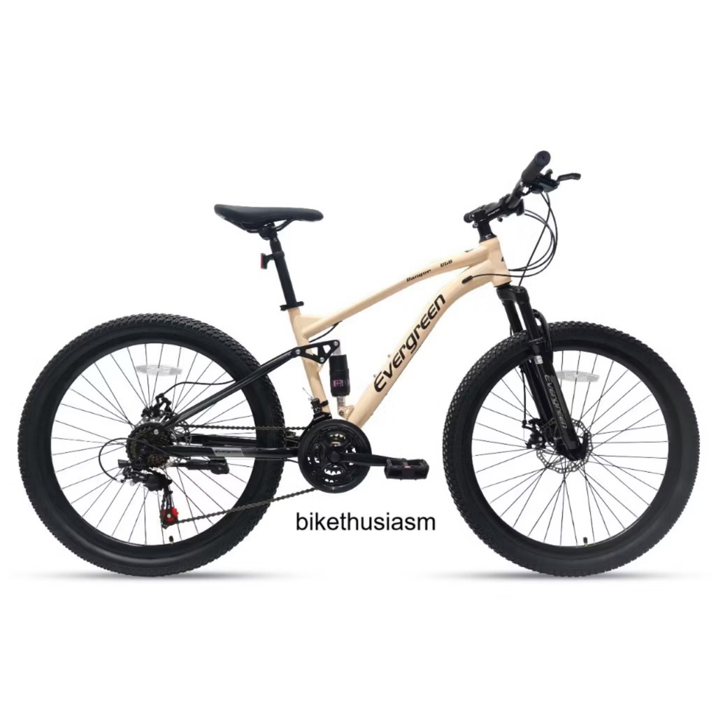 Sepeda Gunung MTB 26 Inch Evergreen Ranger R50 Full Suspension