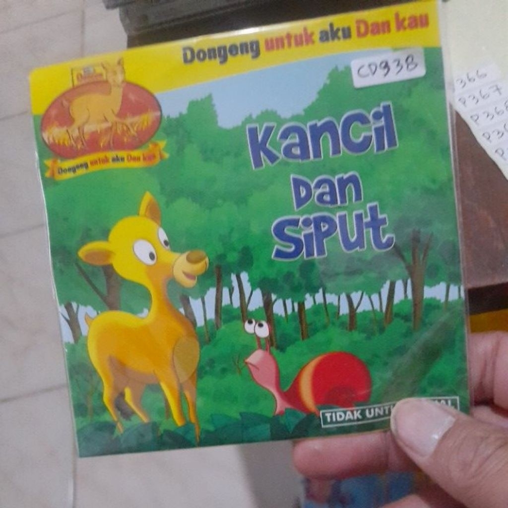 vcd barang nostalgia dari dancow kancil dan siput (CD338)