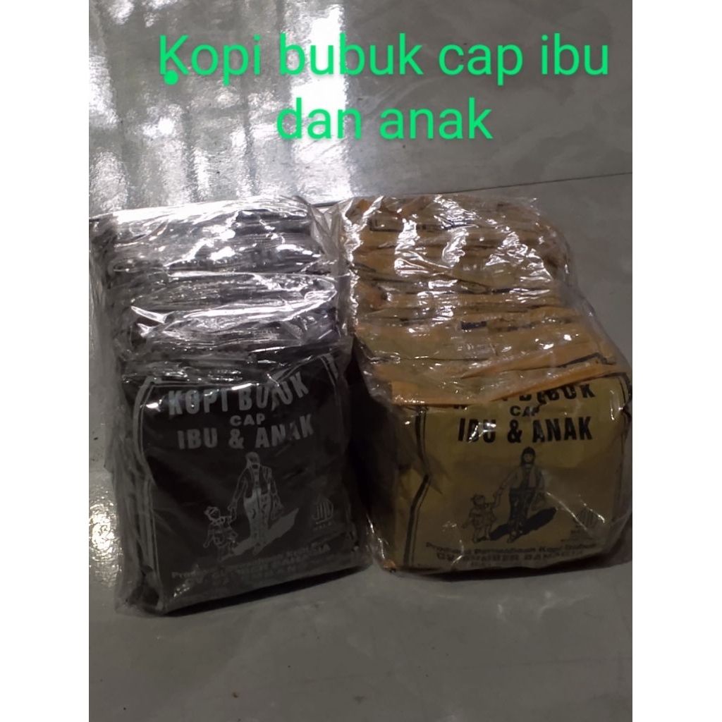 

KOPI BUBUK CAP IBU DAN ANAK,1pack isi 10 bungkus