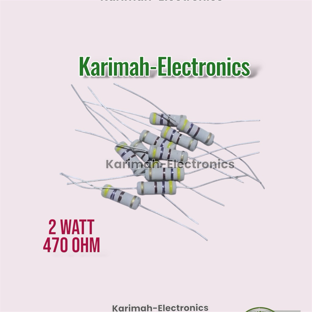 Resistor 2 Watt 470 ohm 5% 2W 470 ohm