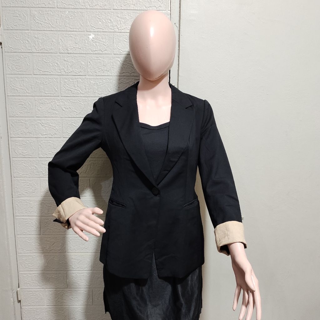 OLIVIA LAUREN two tone blazer / blazer two tone / blazer kerja / blazer kantor / blazer formal / bla