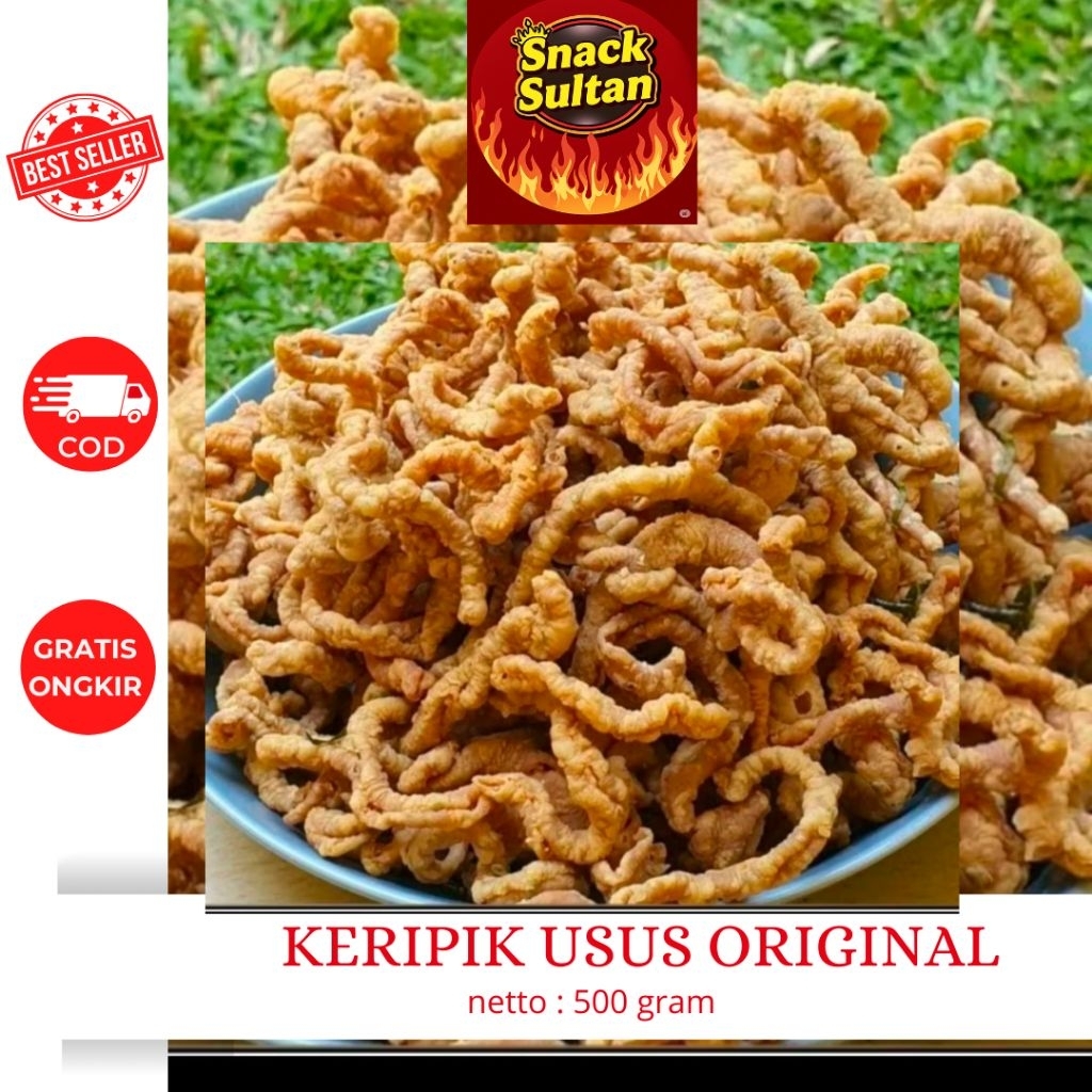 

Kripik Usus Original 500g