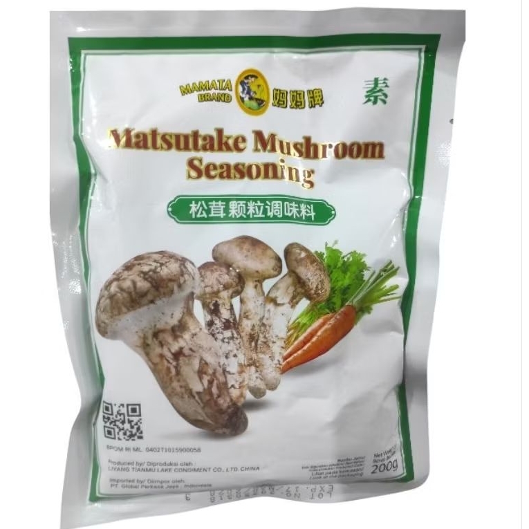 

Mamata Brand Matsutake Mushroom seasoning kaldu jamur mokoceng halal vegan vegetarian 200gr tf