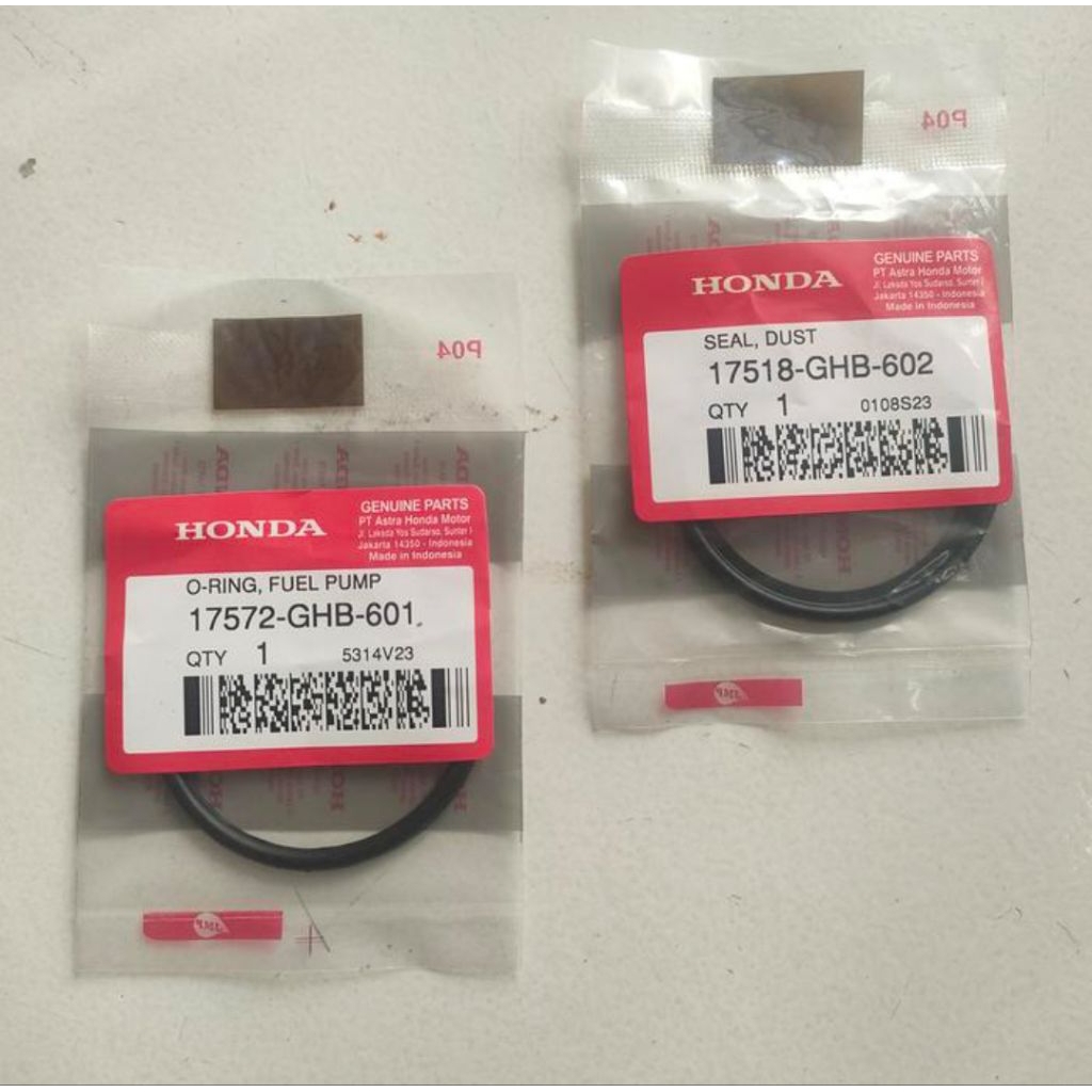 Oring Fuel Pump Set Genio Beat New Street Vario Pcx ADV Sonic GTR 17573-GHB-601 17518-GHB-602