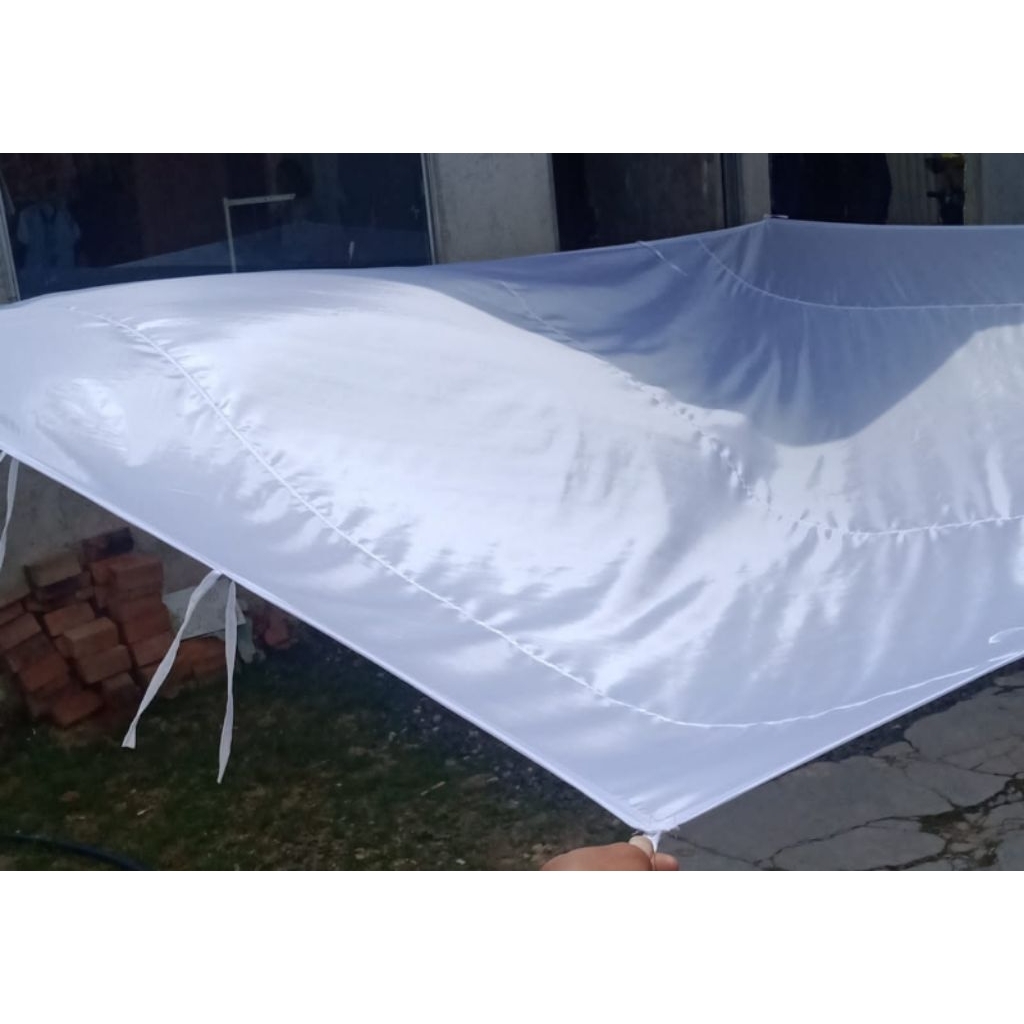 PLAFON TENDA ( 5x5 Putih Polos )