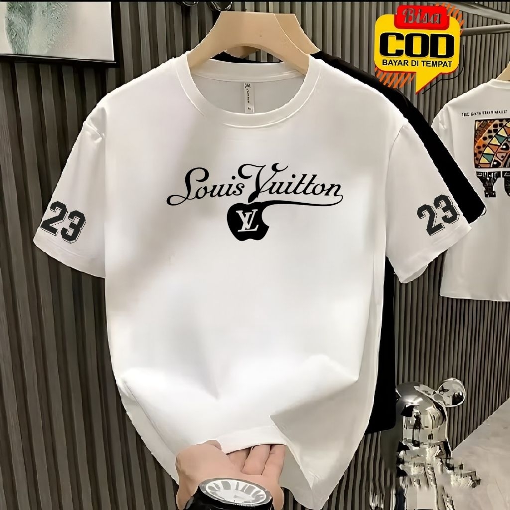 LOVIE STORE22 - kaos baju pria dan wanita lengan pendek bahan cotton combad 24s. 100% katun sutra Or