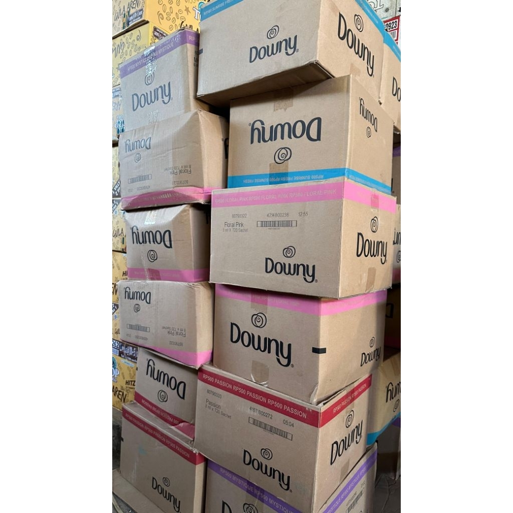 Promo 1 Dus Downy Sachet 500an Pewangi isi 720 Pcs Atau 60 Renteng Harga Grosir Termurah