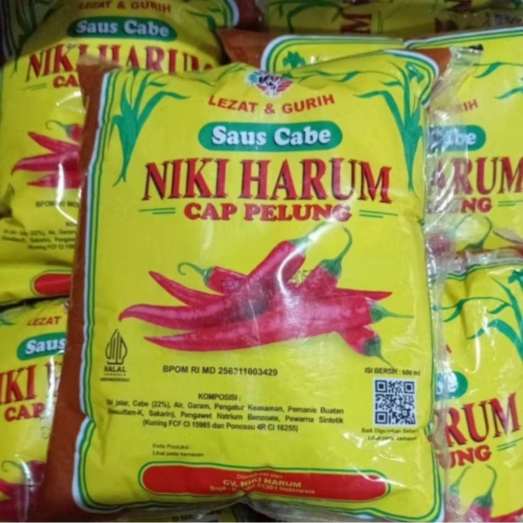

Saus Cabe cap Niki Harum 600ML